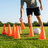 Training cones for sports practice, durable 12-inch cones