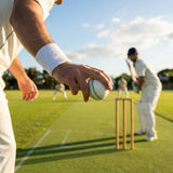 Cricket Balls made from cow-hide leather and Portuguese cork for professional matches