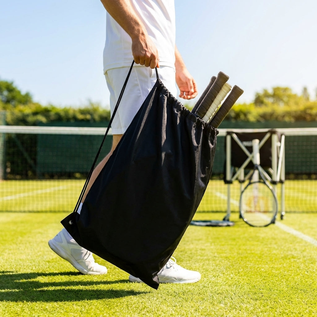 Durable tennis racket bags in various sizes for easy transport