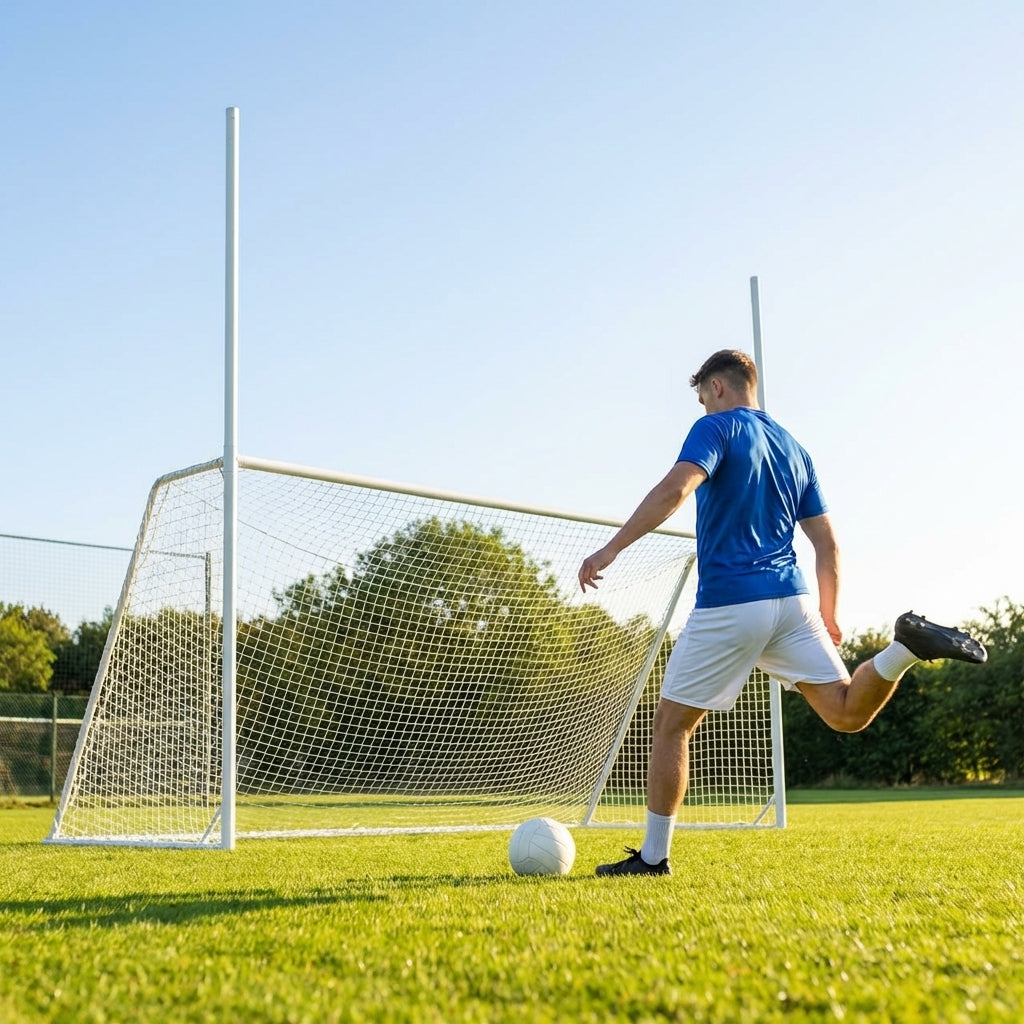 Aluminium Combi Goal Posts 12x6ft for Youth Sports