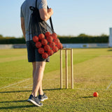 Football carry bag with 12 footballs, durable mesh
