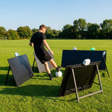 Interactive rebound boards for football training with advanced features