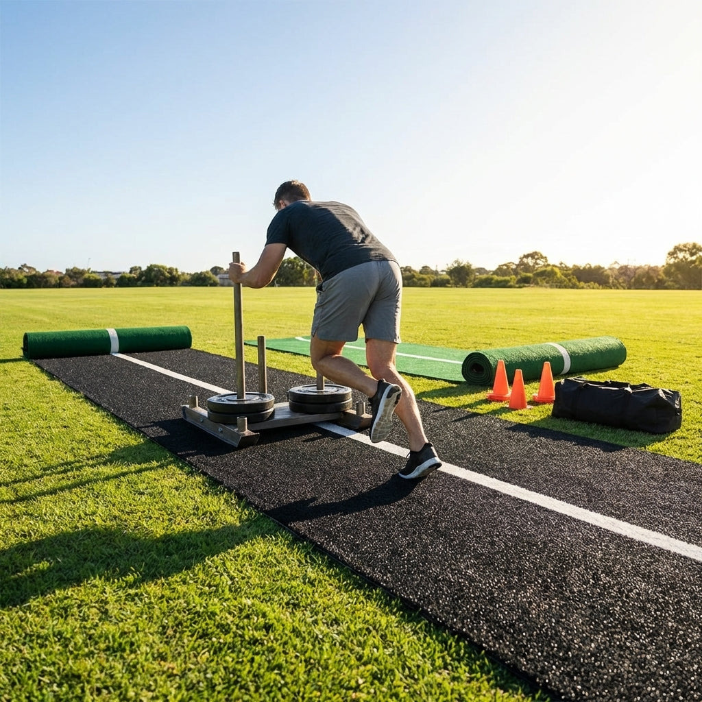 Athletic Sprint/Sled Track for indoor and outdoor training