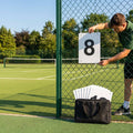 A4 PVC number plates for sports pitches and courts