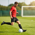 Men's football shorts in various colours, breathable polyester sportswear