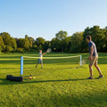 Mini Tennis Net Set with rackets and balls, perfect for backyard and club use