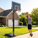 Adjustable Basketball Hoop with Portable System