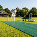 Portable Cricket Pitch Mat in Green for Indoor/Outdoor Use