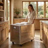 Aluminium storage boxes in various sizes for professional use
