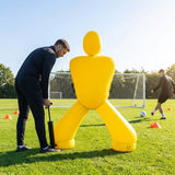 Inflatable goalkeeper mannequin for football training