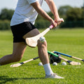 Ash Hurling Stick with custom grip colours, ideal for indoor and outdoor sports