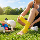 Cohesive Bandage Tape – Multi Sizes/Colours – Latex-based, Sweat-resistant – Sports & Injury Support