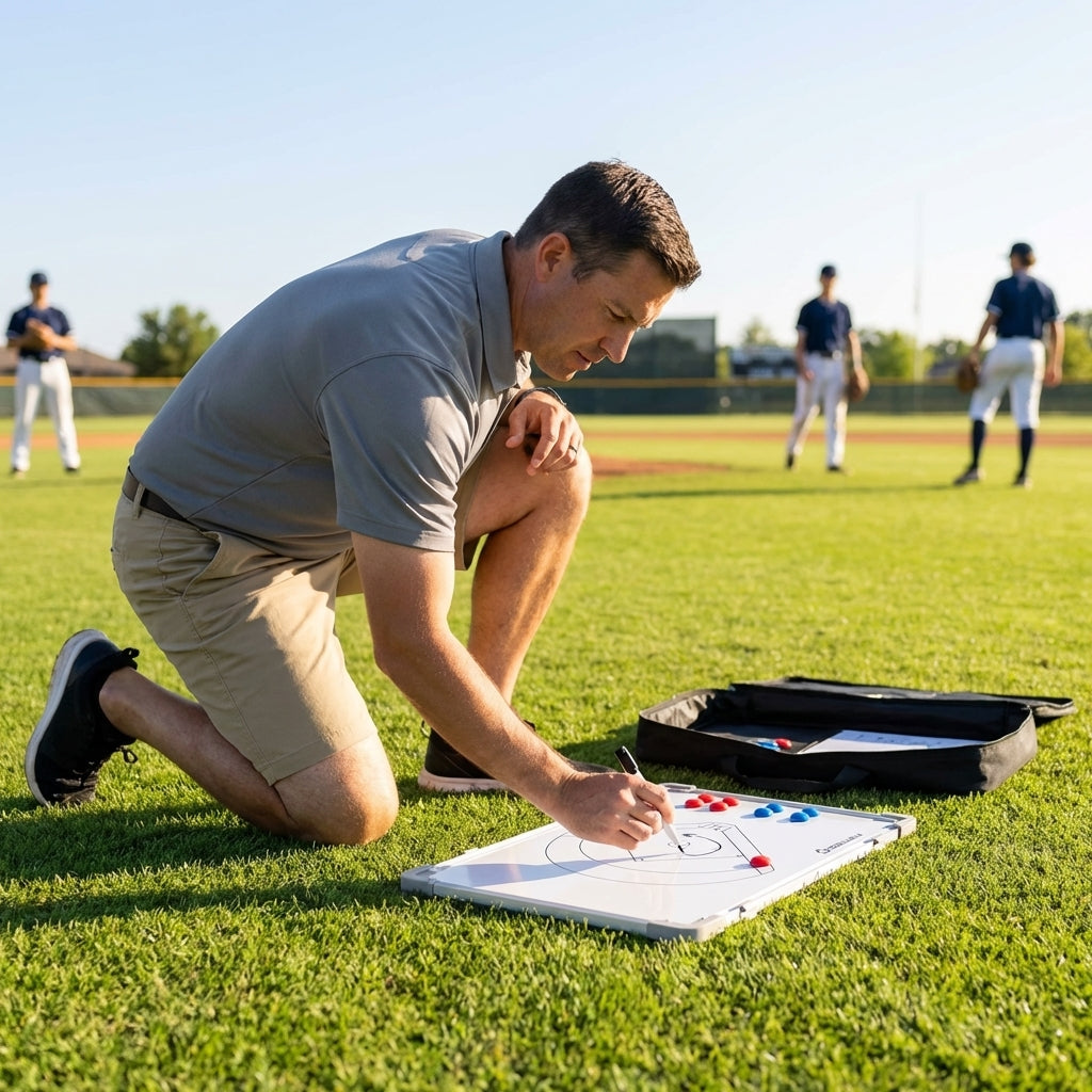 Sport Coaching Tactics Board with Aluminium Frame