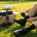 Elastic Adhesive Bandage Tape – Black/White – Cotton Spandex – Sports & Physio Use
