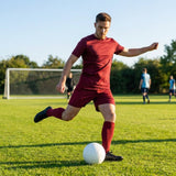 Men's football shorts in various colours, breathable polyester sportswear