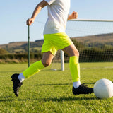 Football socks in various sizes and colours for players