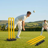 Cricket training stumps in flexible foam with base options