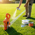 Complete line marking kit for sports fields with optional carry bag