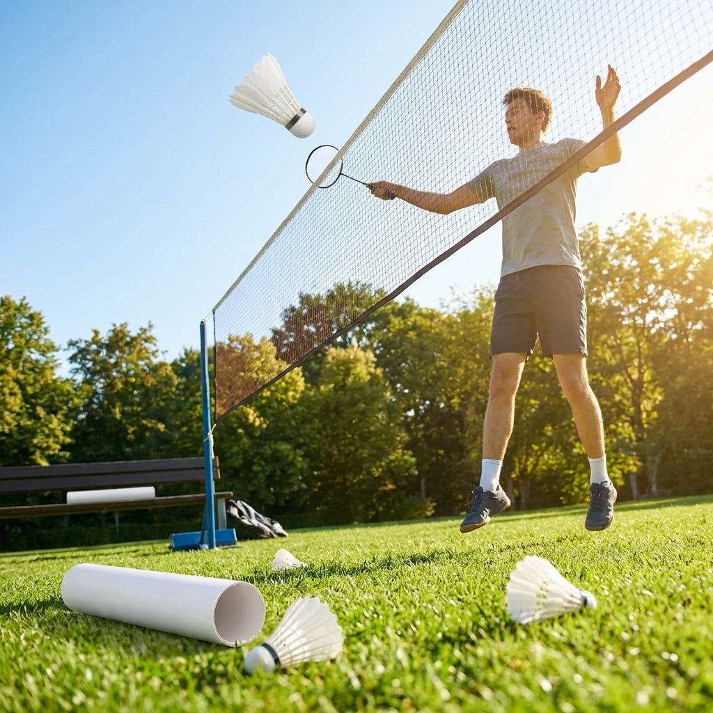 Badminton Shuttlecocks – White/Yellow – Synthetic Cork Tip – Club & Recreational Use