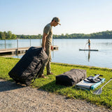 Paddle board and kayak bags for water sports equipment
