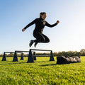 Tri cone hurdles set for sports training available in multiple colours