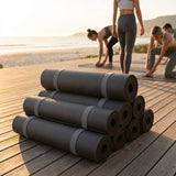 PU Yoga Mat in calming colours, ideal for yoga and Pilates