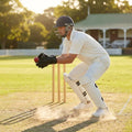 Black Wicket Keeper Gloves for cricket with rubber grip
