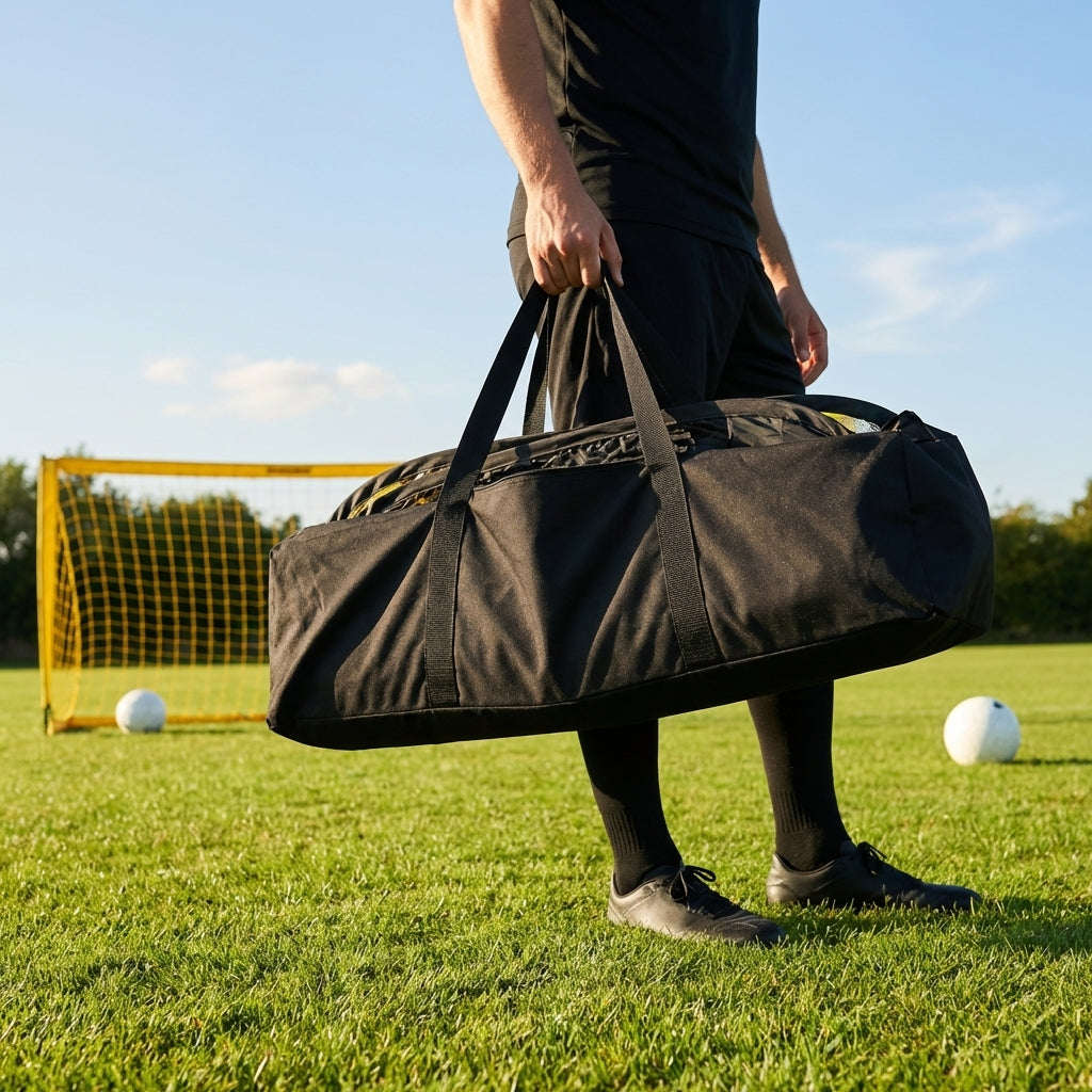 Football Goal Carry Bag made from durable canvas for easy transport