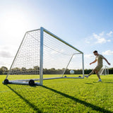 Freestanding Football Goal – 16ft x 4ft – Aluminium – Indoor/Outdoor 5-a-side