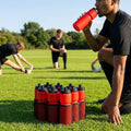 750ml sports water bottle in multiple colours, BPA-free plastic