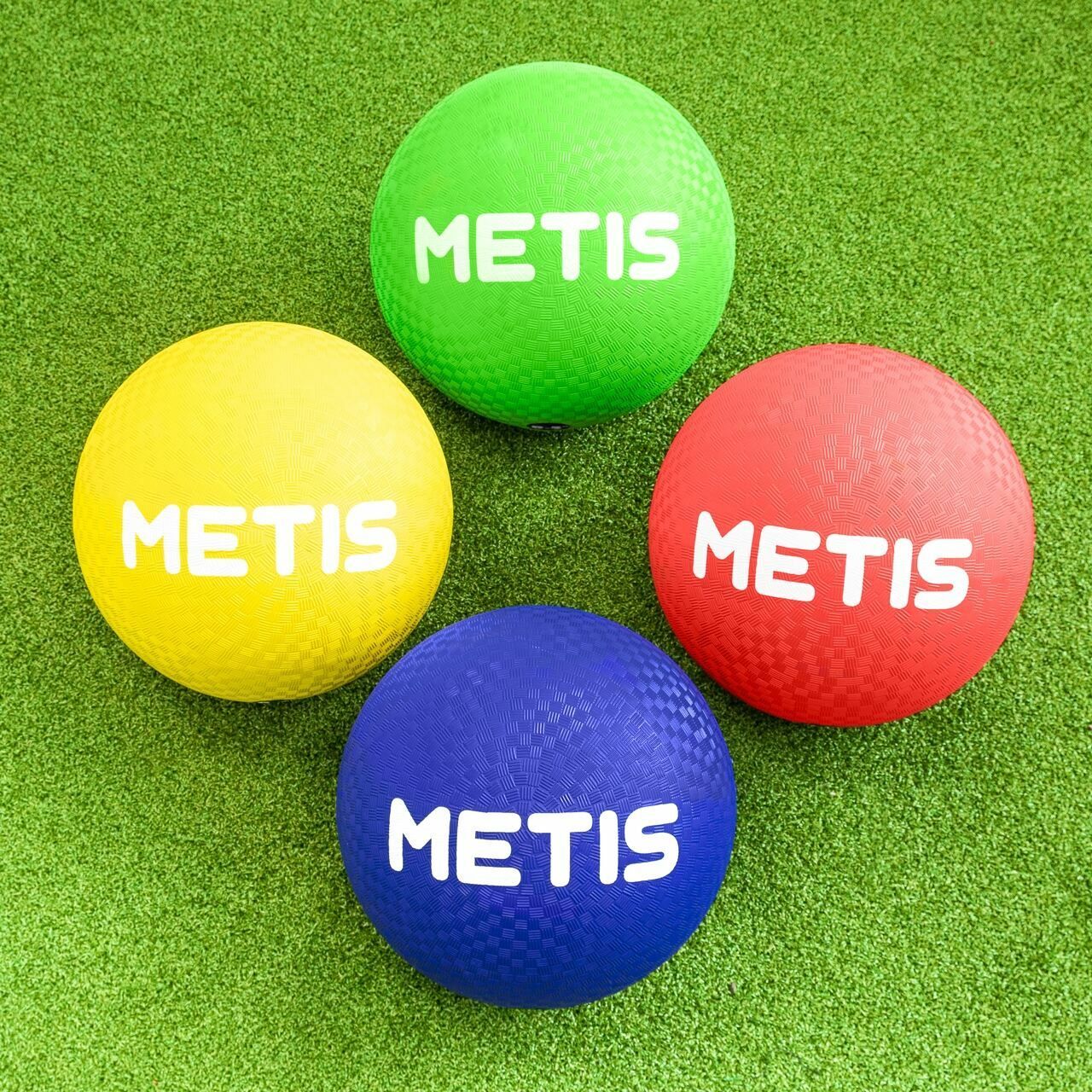 Colourful Rubber Dodgeballs for School and Garden Play