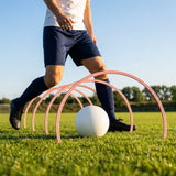 Football Training Passing Arcs, Fluorescent Yellow, High Tensile Plastic