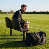 Aluminium sports bench with HDPE seats for indoor and outdoor use