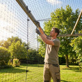 19mm black bird netting made from high-density polyethylene for garden and industrial use