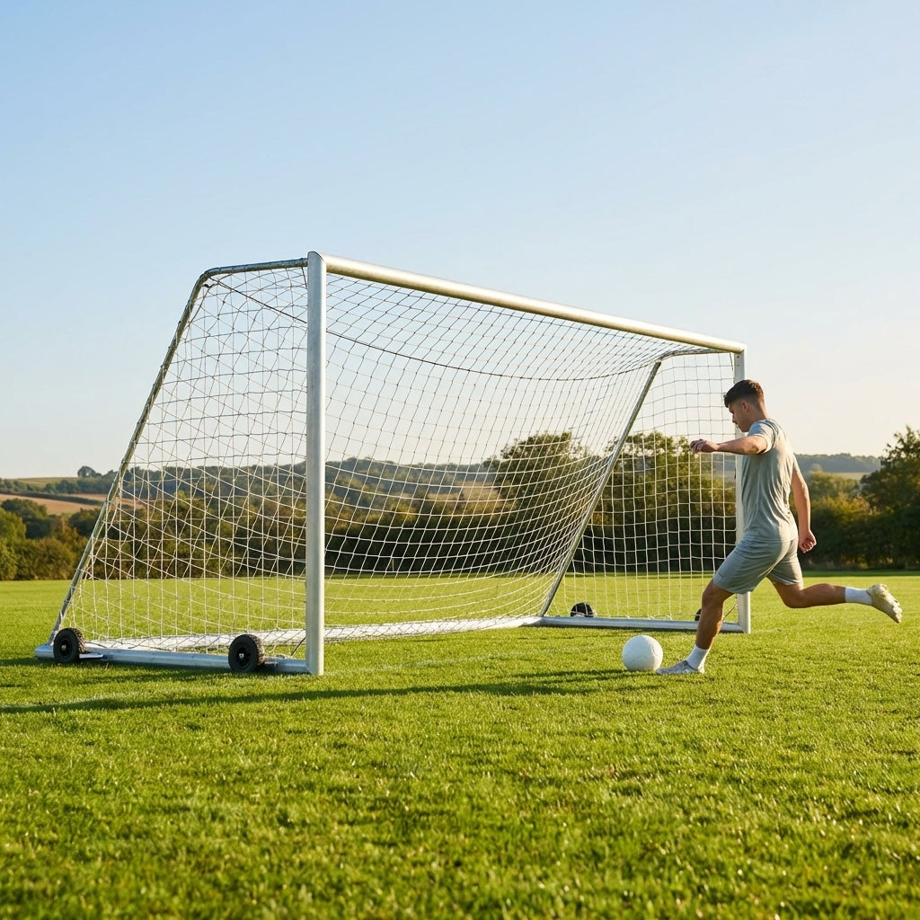 12ft x 4ft Aluminium Football Goal for 5-a-Side Matches