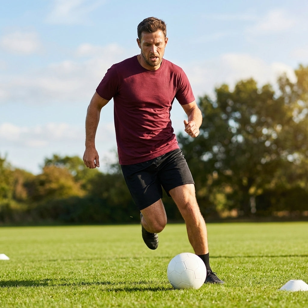 Men's classic football shirt in various colours and sizes