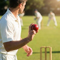 Cricket Balls made from cow-hide leather and Portuguese cork for professional matches