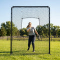 Replacement softball screen net for indoor and outdoor use