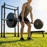 Complete gym equipment set for home and garage use