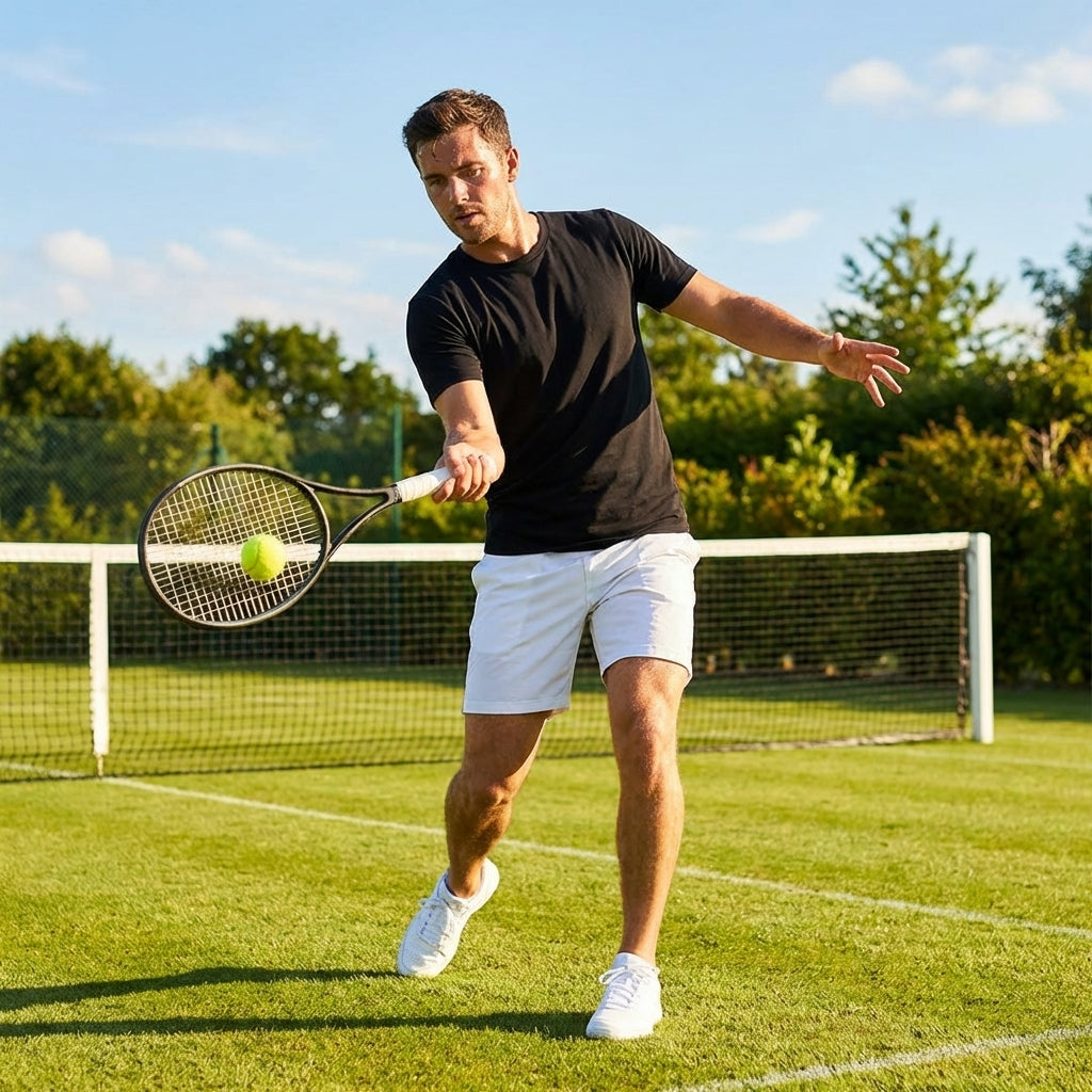 Men's T-Shirts in quick dry polyester material for sportswear