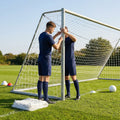 Football goal nets 24 x 8 ft, durable HDPE for clubs and schools