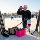 Ice hockey water bottle, 750ml BPA-free plastic