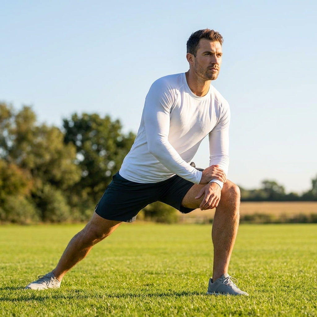 Men's long sleeve base layer in various colours for sports