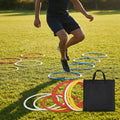 Agility Training Rings Pack of 6 with carry bag and clips