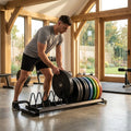 Weight Plate Storage Rack for Home and Gym Use