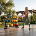 Neoprene kettlebells in various weights and colours for home and gym use