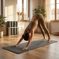 PU Yoga Mat in calming colours, 5mm thick, non-slip surface