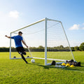 12ft x 6ft aluminium football goal for mini-soccer
