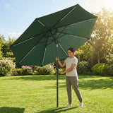 Garden Parasol 2.7m with steel frame and UV protection
