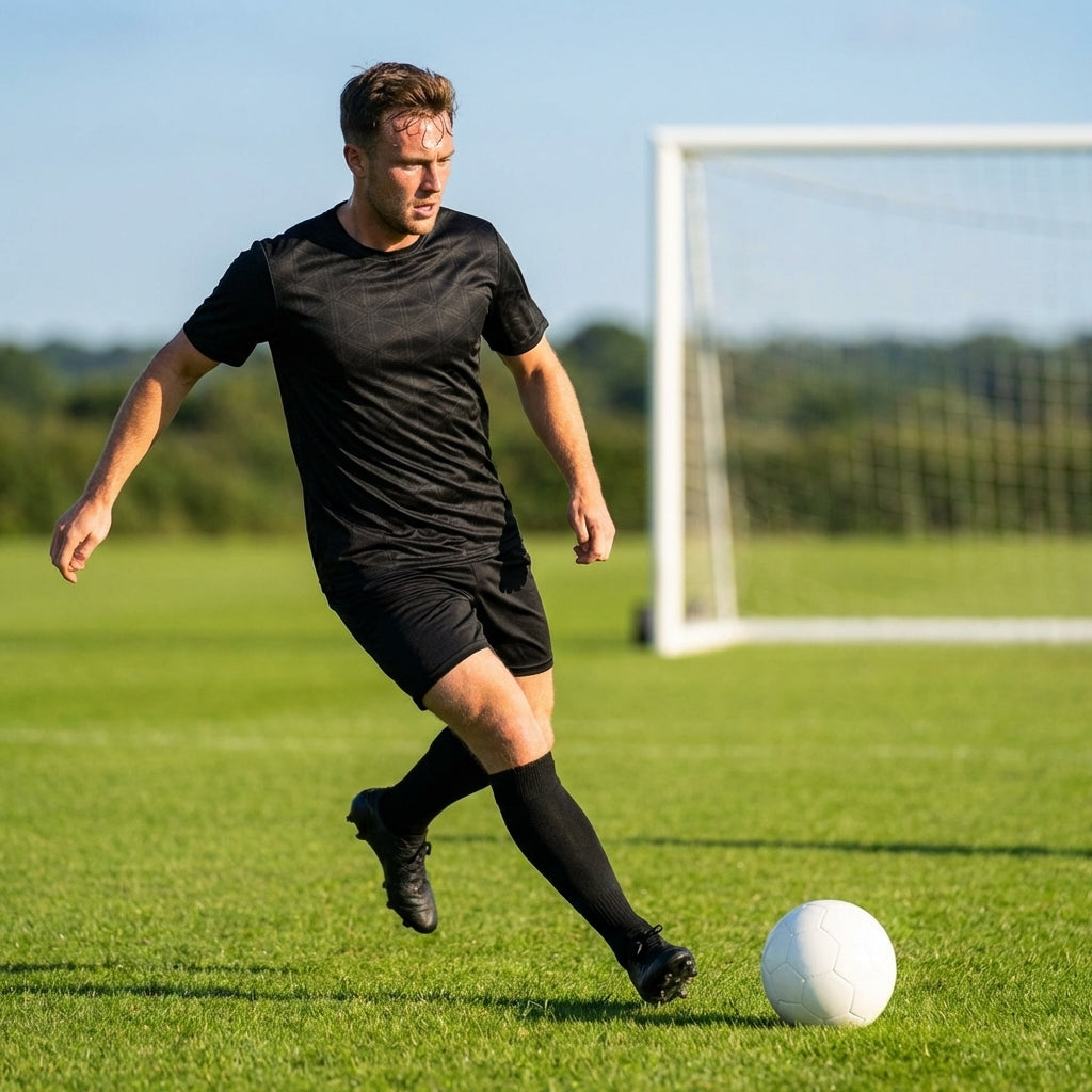 Men's football shirt in multiple colours, made from polyester for athletic use